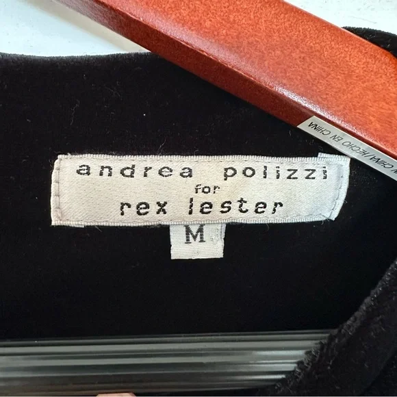 Andrea Polizzi for Rex Lester Black Midi Dress Minimalist Size M - Picture 3 of 6